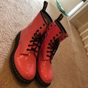 Pink Dr. Marten Boots
